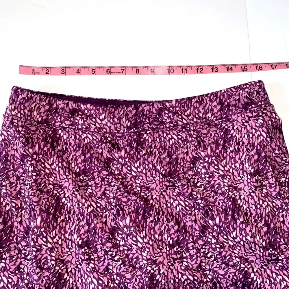 Tranquility Active Skort Purple Print Women’s L - Picture 9 of 11